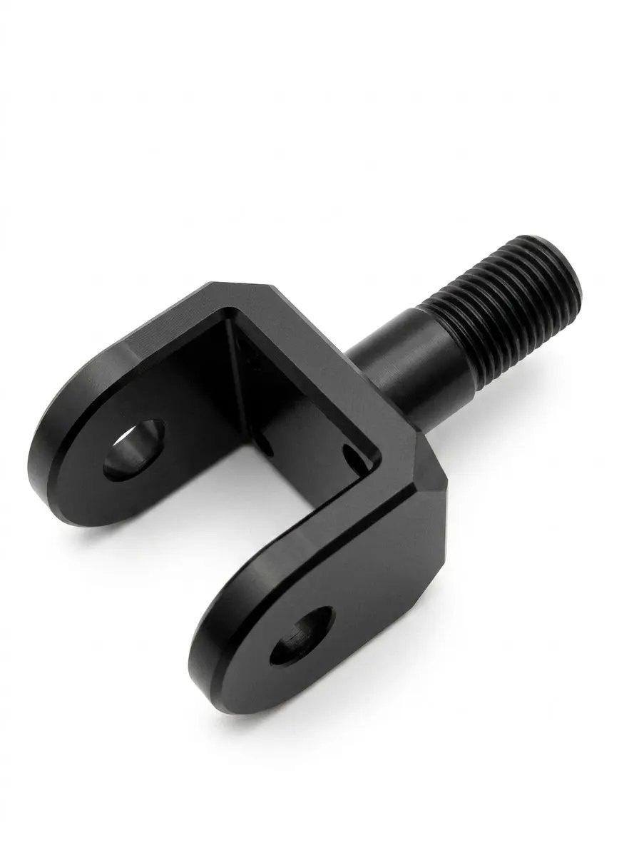 Fußrastenhalter Sur-Ron Light Bee / 79Bike Falcon PRO & GT — schwarz eloxiert, 1 Stk.