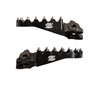 Estriberas de aluminio CNC 96, negras. Talaria Sting MX3 / MX4