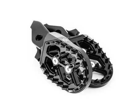 96 reposapiés de aluminio CNC, negro. Sur-Ron Ultra Bee