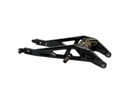Basculante reforzado y extendido 96 Power Parts para Sur-Ron LBX / L1e, negro