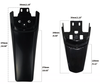 Mudguard 96 rear, very durable, black. Sur-Ron Light Bee/Segway X260