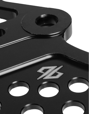 Tapa del disco de freno trasero negro, CNC, v1. Sur-Ron Light Bee/Segway X260