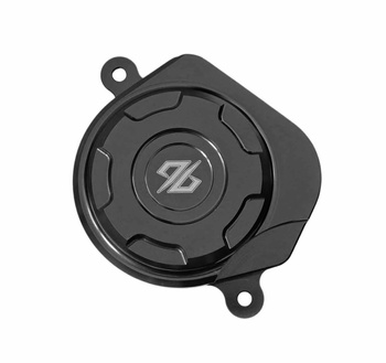 Kryt hnacího řemene motoru, pevný, CNC, černý. ERIDE PRO SS