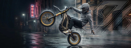 Customowy zestaw kół SUPERMOTO 17 cali. Sur-Ron LBX / L1E, TALARIA STING MX3/MX4, 79BIKE Falcon PRO, ERIDE PRO SS 2,0